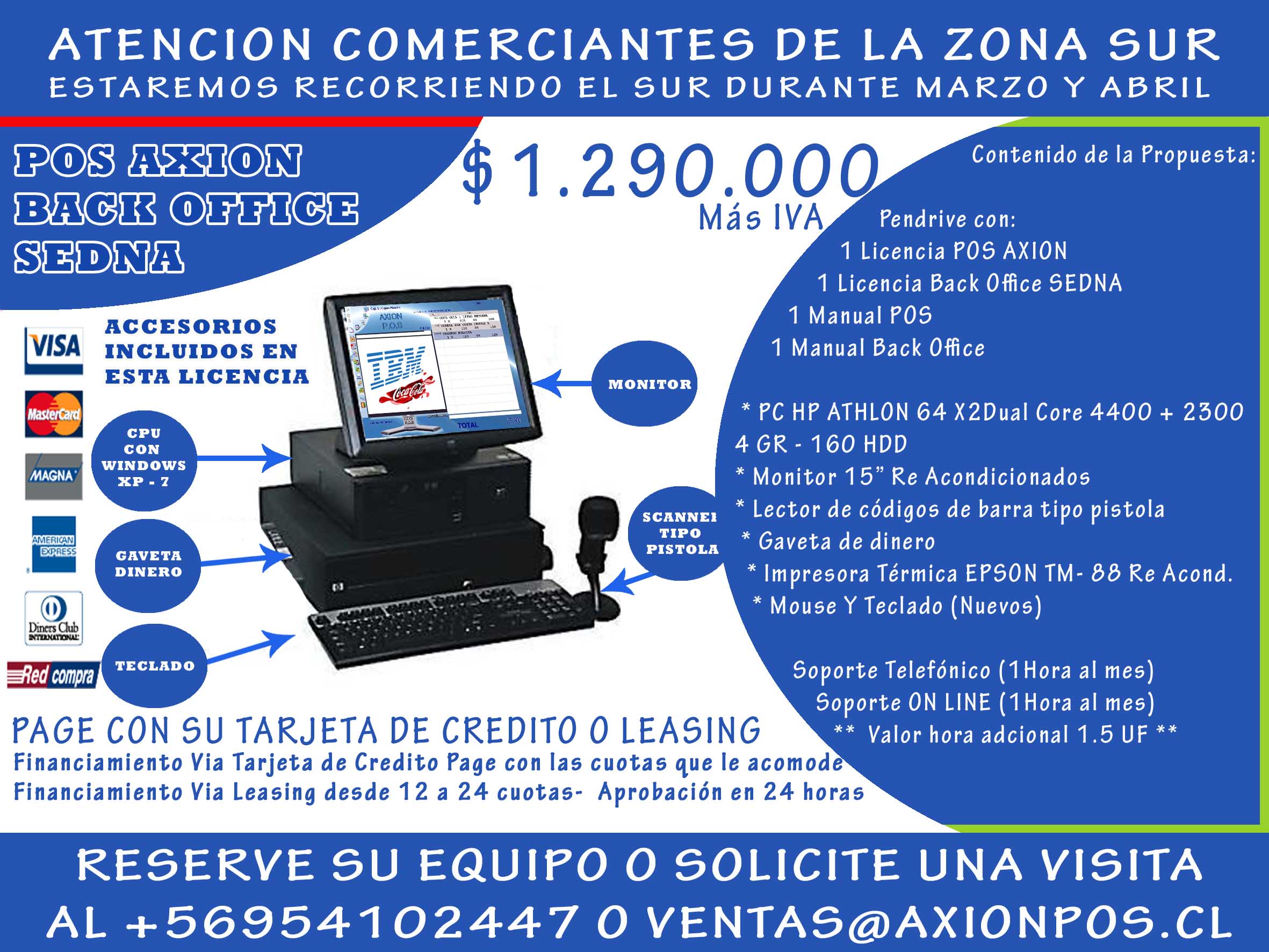 PROMOCION 2 - SISTEMA COMPLETO CON IMPRESORA TERMICA PARA EMITIR TICKET